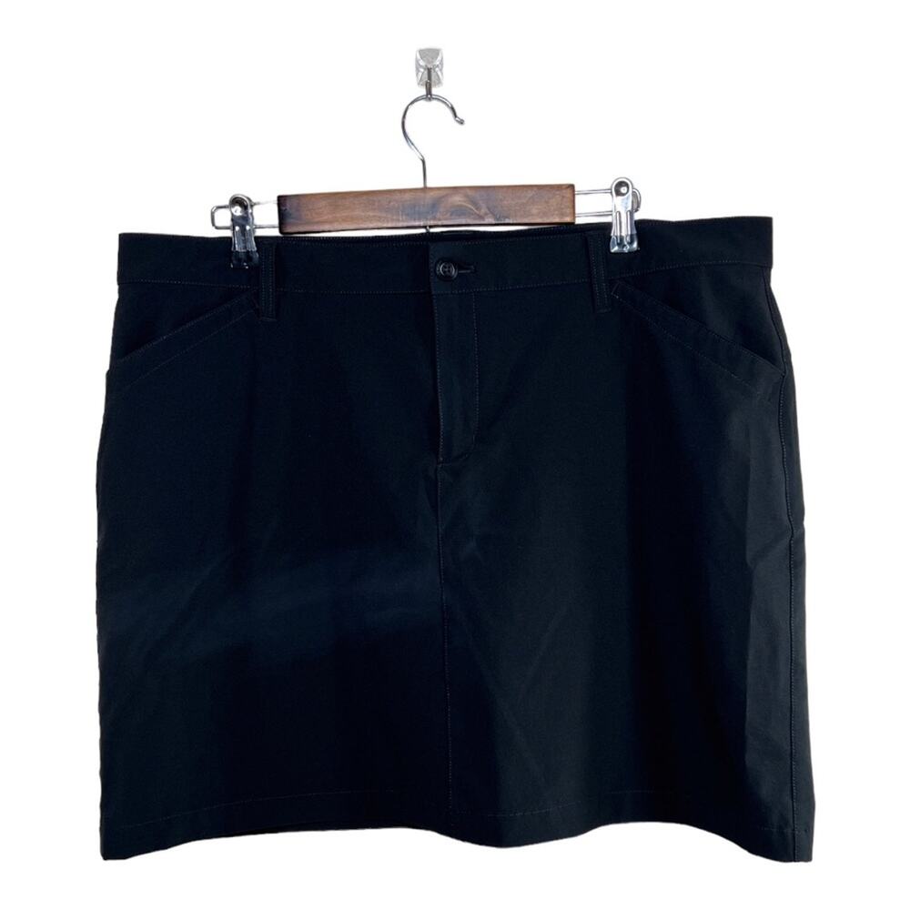 Eddie Bauer Horizon Black Skort Size 18